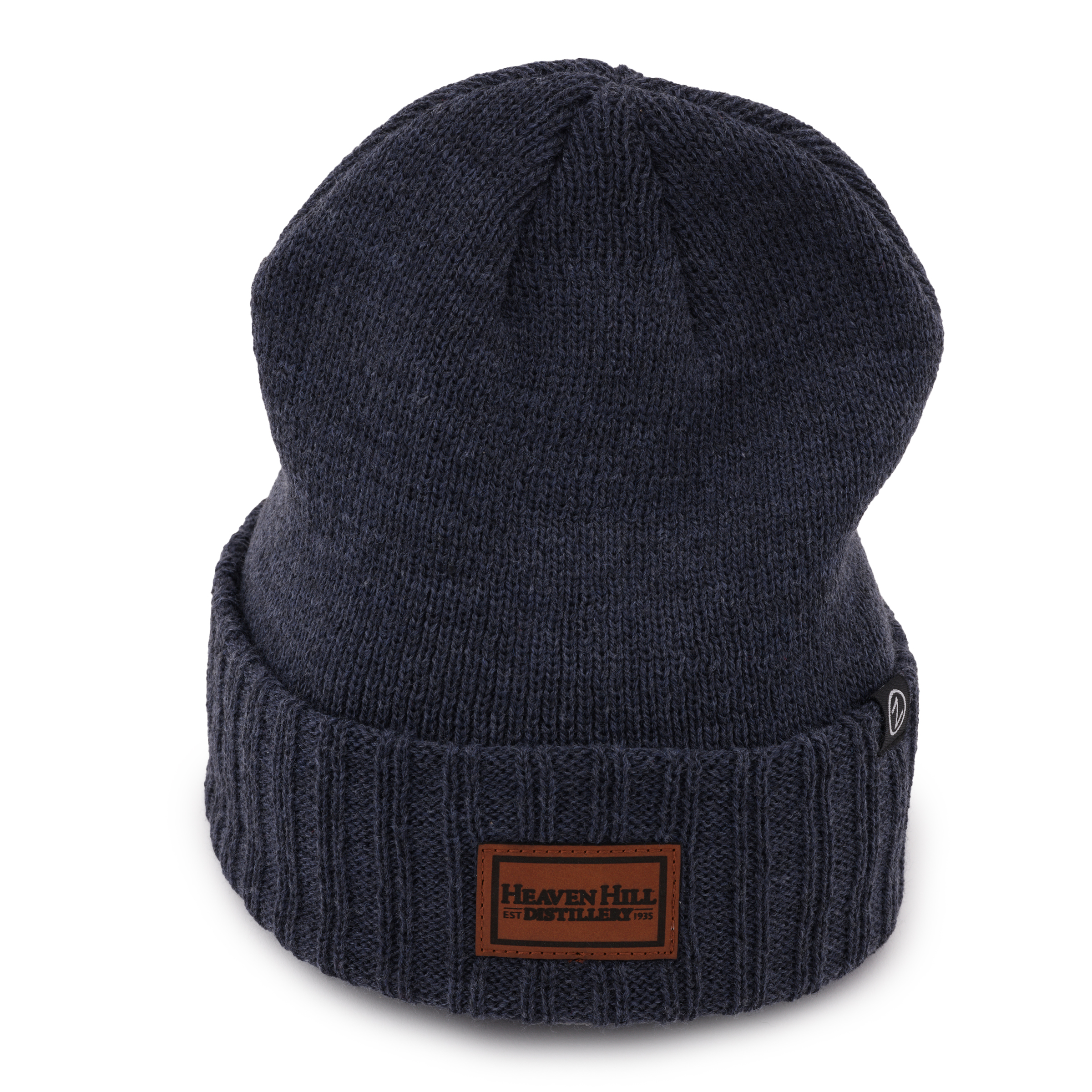 Leather Patch Beanie